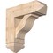 Ekena Millwork Funston Arts and Crafts Smooth Bracket w/ Offset Brace, Douglas Fir, 7 1/2"W x 22"D x 22"H BKT0806X22X22FST03SDF - alternate 1